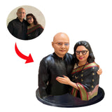 3D Miniature Half Body Couple Masterpiece