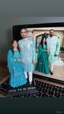 3D Miniature Couple Dolls Blue