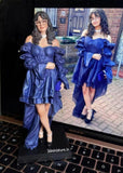 3D Miniature Dolls Blue
